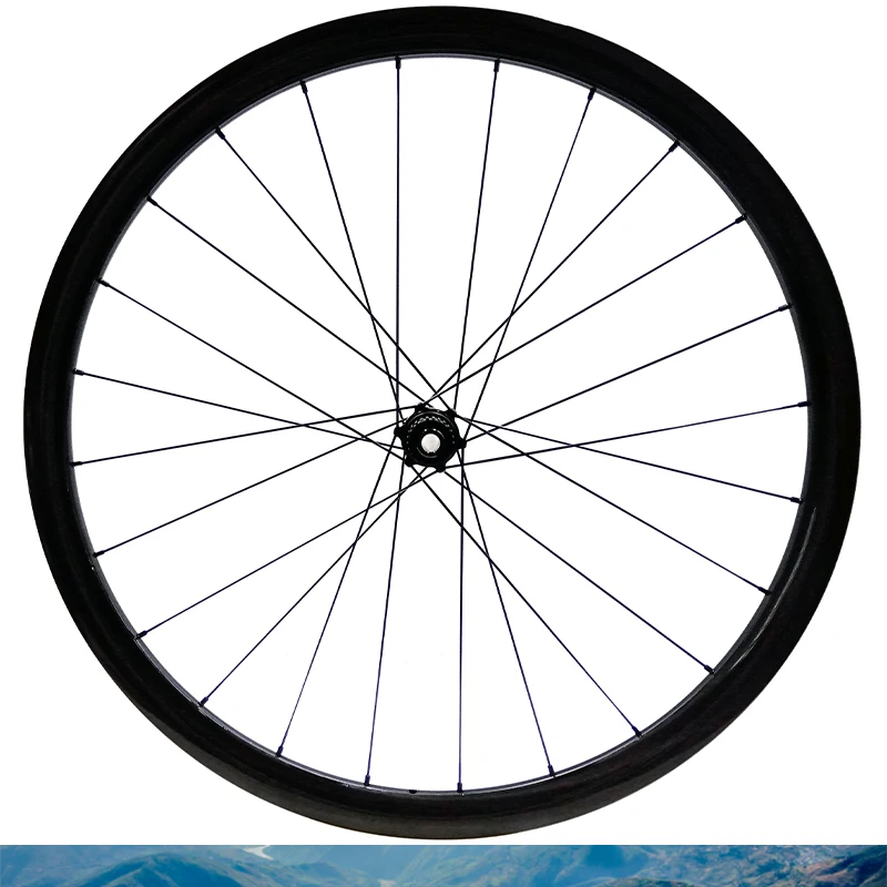 Фото Комплект колес 650B/27.5er MTB XC 30 х30 мм, карбоновый обод 24H 30 Wide 30 Deep Novatec №5