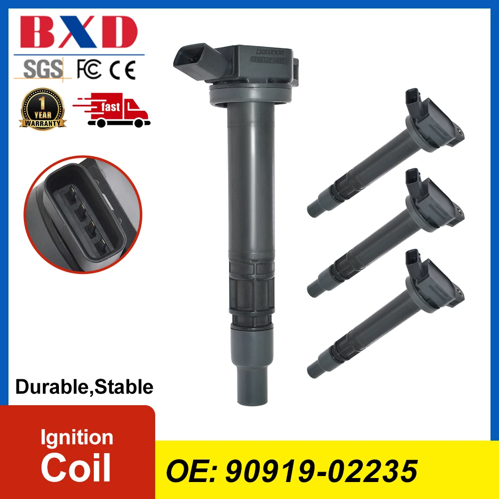 

1/4 шт катушка зажигания 90919-02235 9091902235 для Toyota Nadia SXN10 Vista Ardeo SV50 1998-2003 автомобильные аксессуары автозапчасти