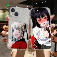 anime kakegurui jabami yumeko phone cover for iphone 11 12 13 pro max x xr xsmax 6 6s 7 8 plus 12 13 mini soft silicone tpu case