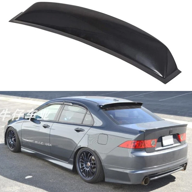 

For Roof Spoiler Accessories Honda Accord CL7 PU Plastic Car Rear Window Trunk Lip Wing Tail Refit Black Body Kit 2002-2008