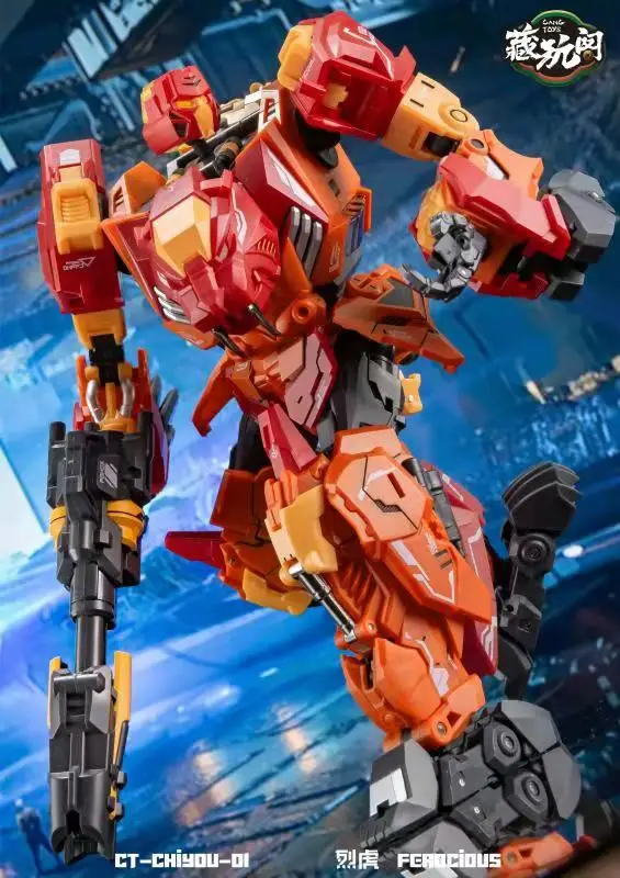 

Горячая Распродажа, модель CANG-TOYS 22 см ABS Predaking Fierce Tiger Titan, коллекционная версия CT-01, игрушка для мальчика