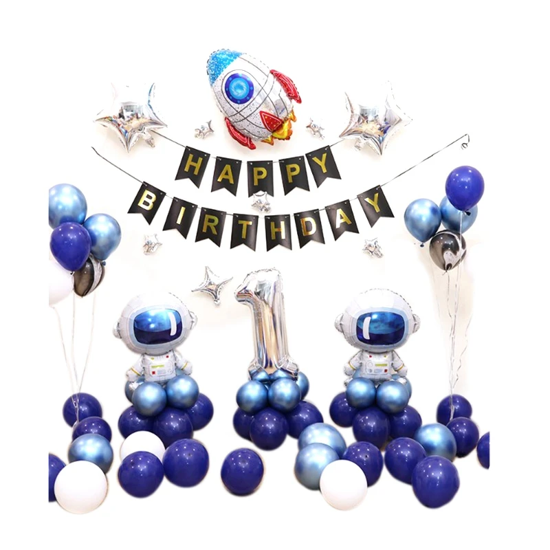 

Воздушные шары из фольги в стиле космоса для мальчиков