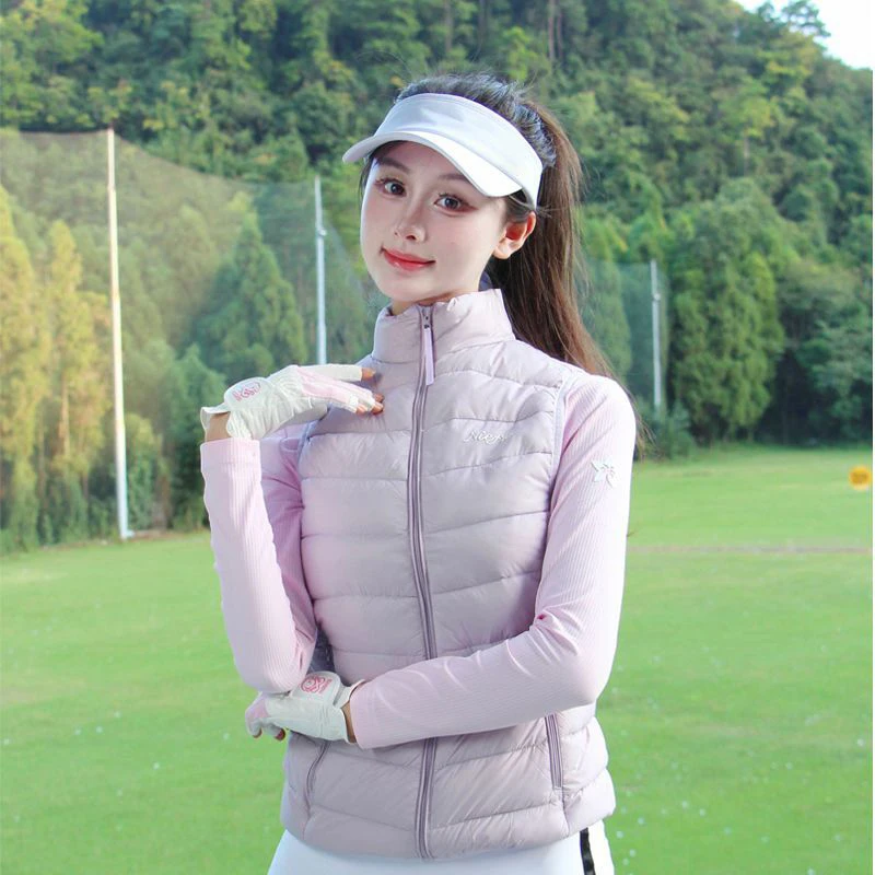 

New Winter Golf Women's Down Coat Warm Outdoor Sports Luxury Jacket Coat Windbreaker