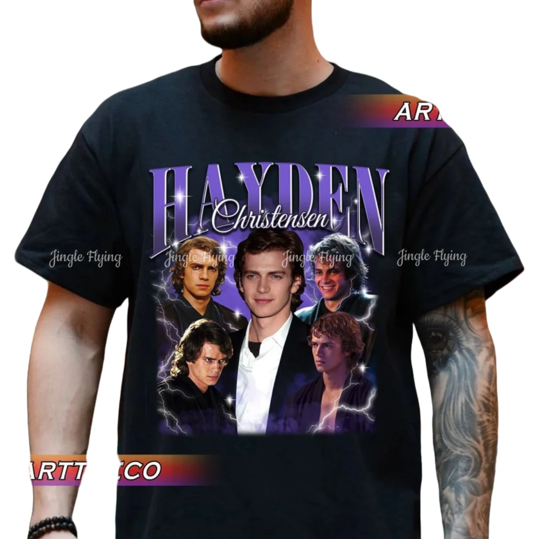 Винтажная рубашка Hayden Christensen толстовка с круглым вырезом хлопковая футболка
