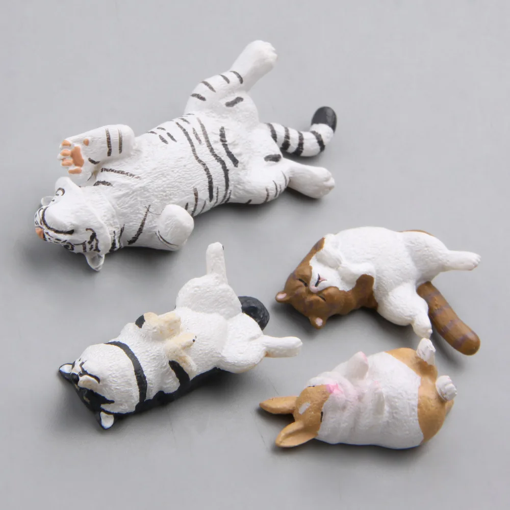 

Lovely Zoo Sleeping Rabbit Siberian Husky Doge Cat Tiger Hand Made Refrigerator Magnet Decoration Toys for Friends Kids Gift