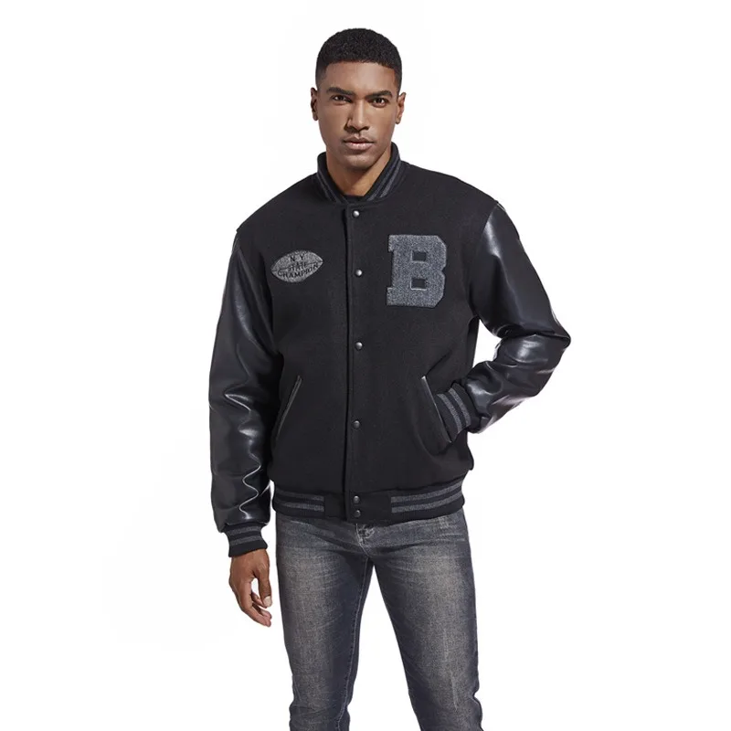 Осень-зима 2024 мужская Тонкая хлопковая куртка с вышивкой цветная застежкой