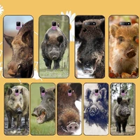 wild boar animal phone case for samsung galaxy a s note 10 12 20 32 40 50 51 52 70 71 72 21 fe s ultra plus