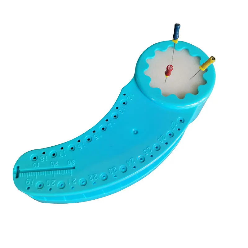 Dental Endo Files Test Board Horn shaped Measuring Block Reamer Measure Ruler For Endodontic File Instrument | Красота и здоровье