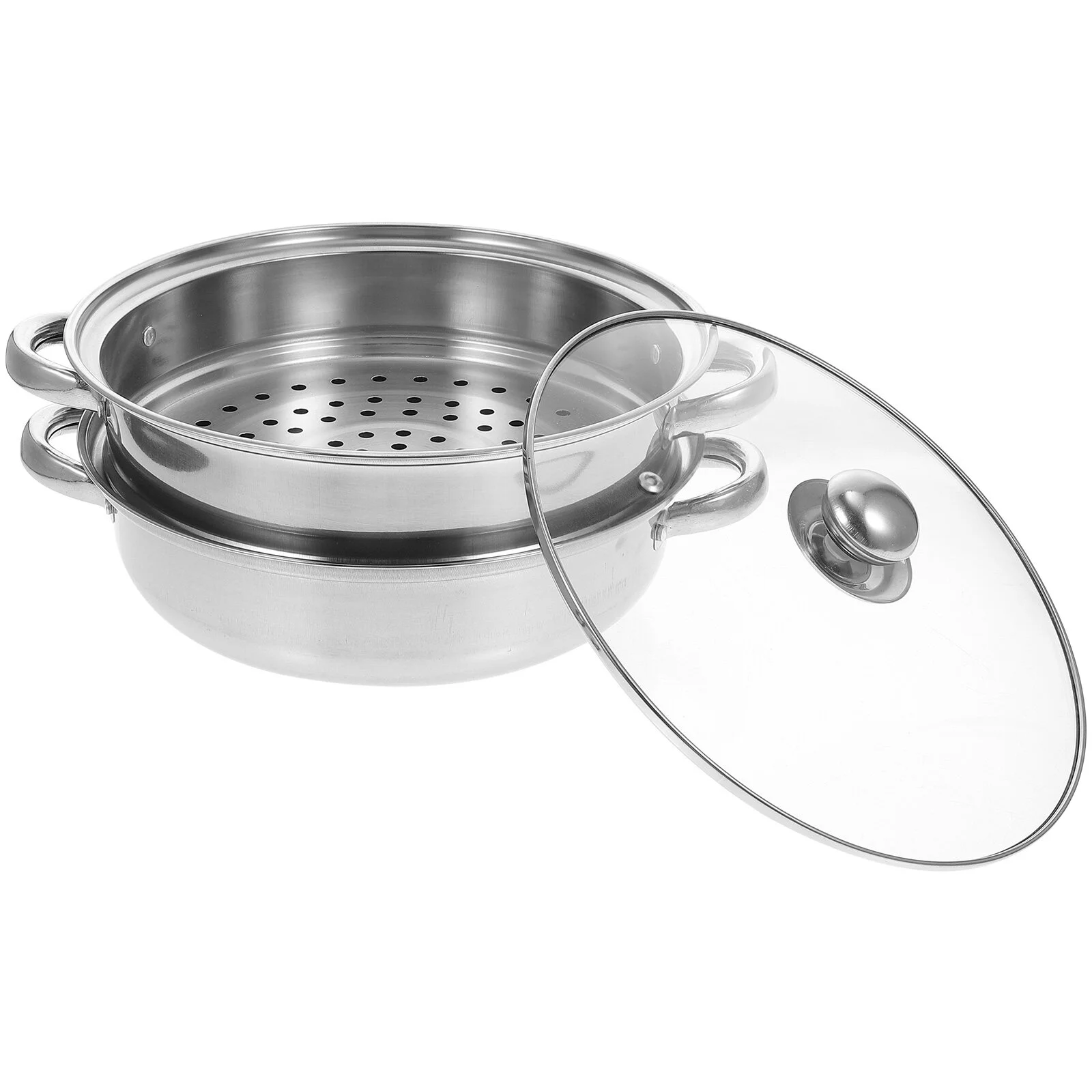 

Cooking Pot Double-layer Cooking Home Multi-function Vegetable Household Steamers Korean Cookware Corn Kitchen Thick Stainless
