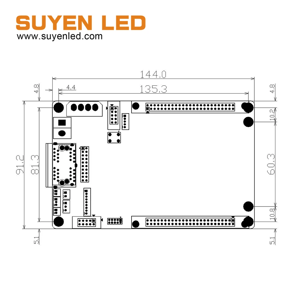 Лучшая цена LINSN RV201 светодиодный экран карта приема |