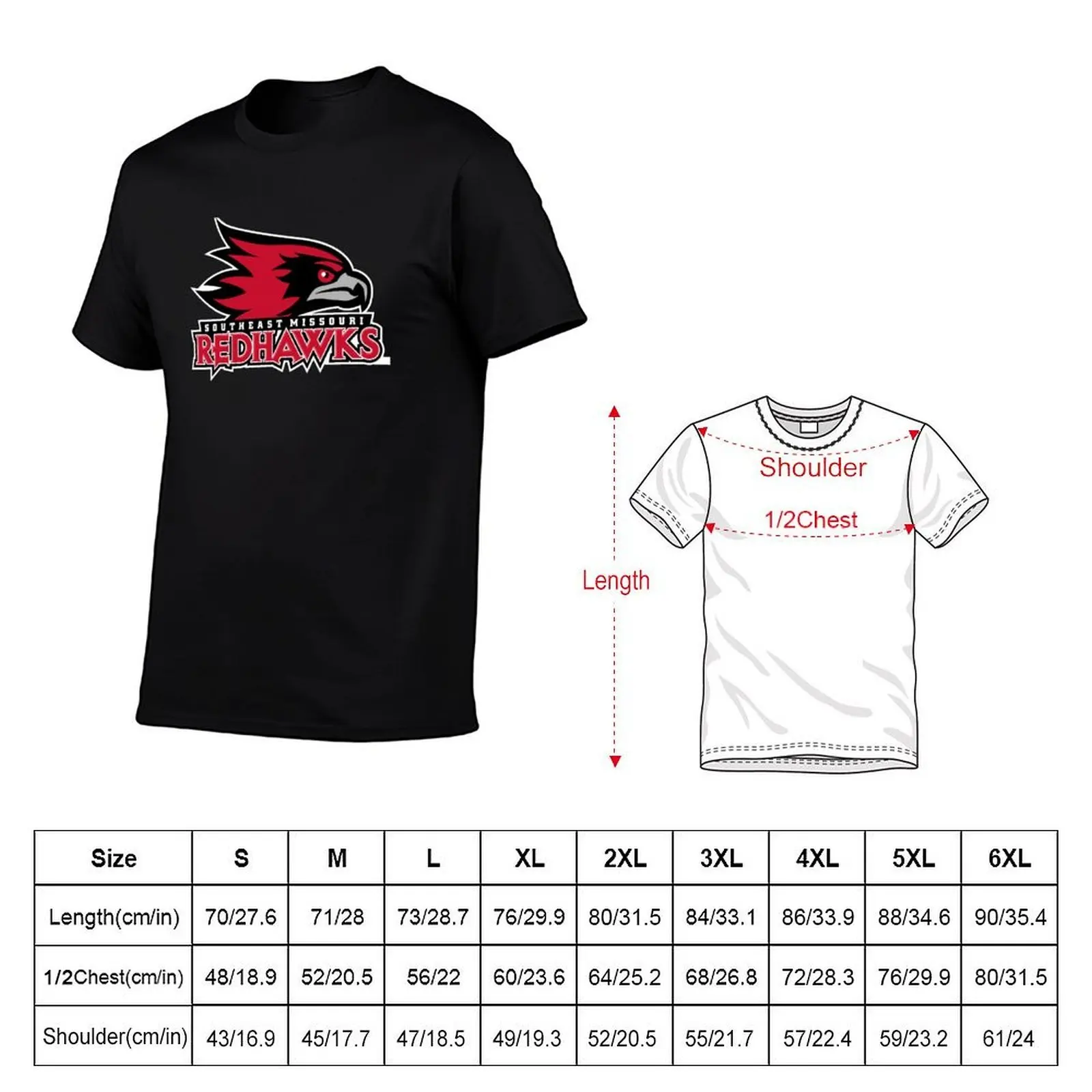 Юго-восточная футболка Missouri Redhawks, мужская футболка, персонализированная футболка (art.: 3920d259802db) - 3920d259802db