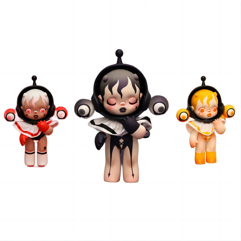

POP MART SP SKULLPANDA MONSTER SUNNY HEIR Limited Rare Garage Kit Girl Gifts Kawaii Doll Action Figure Diablo style Collect