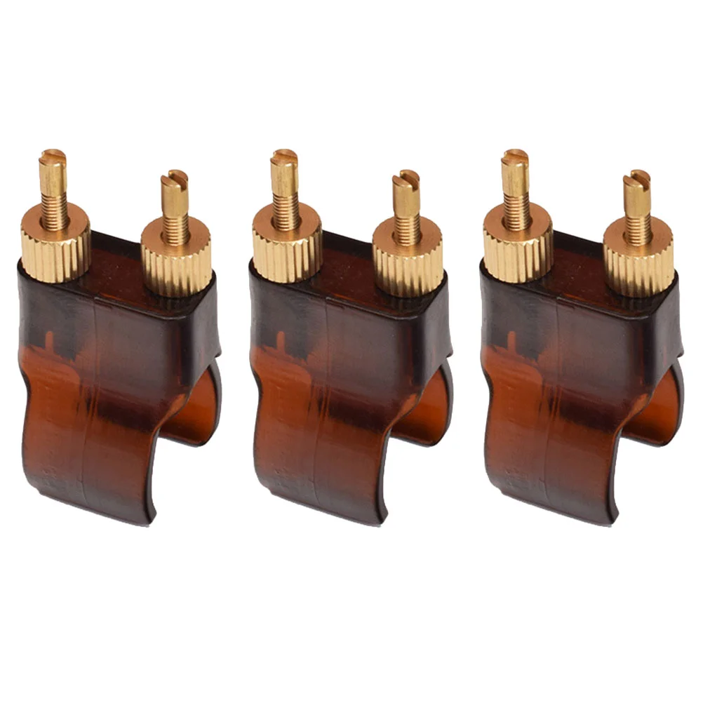 

3Pcs Practical Fine Turners Erhu String Fine Adjusters (Assorted Color) Guitar accessories