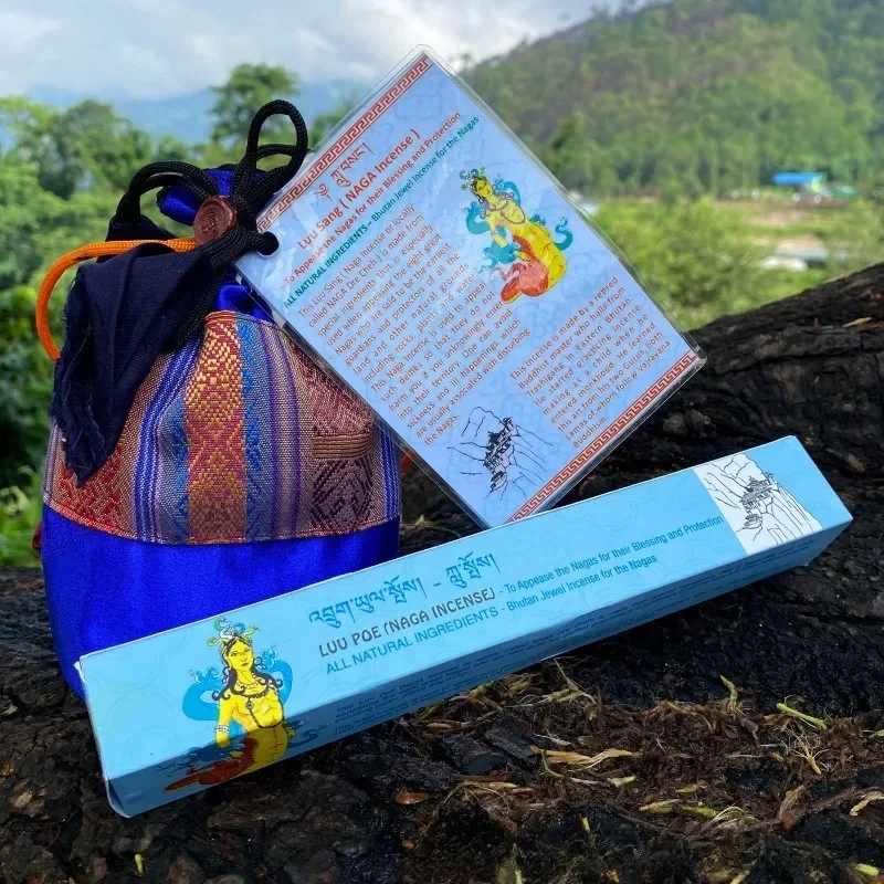 Порошок благовоний Bhutan Dragon для дома в помещении/демплей буддийский зал очищающий