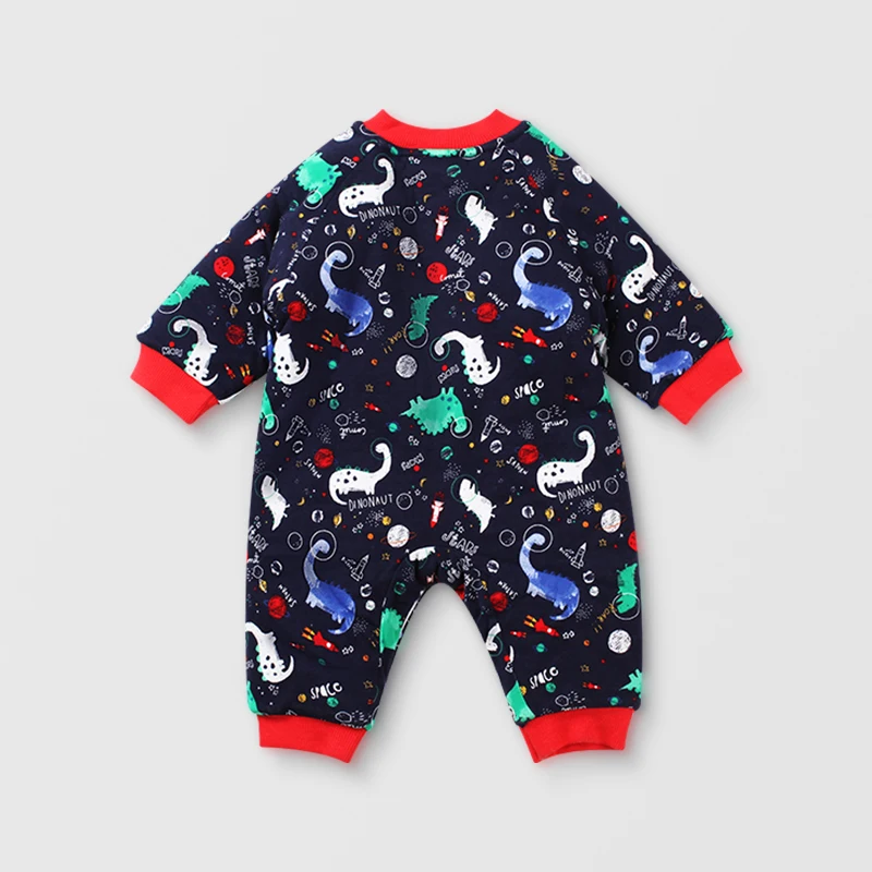 

Детский цельный комбинезон, детская одежда для ползания, осенне-зимняя одежда с длинным рукавом, выходная одежда, плюшевый тонкий хлопковый...