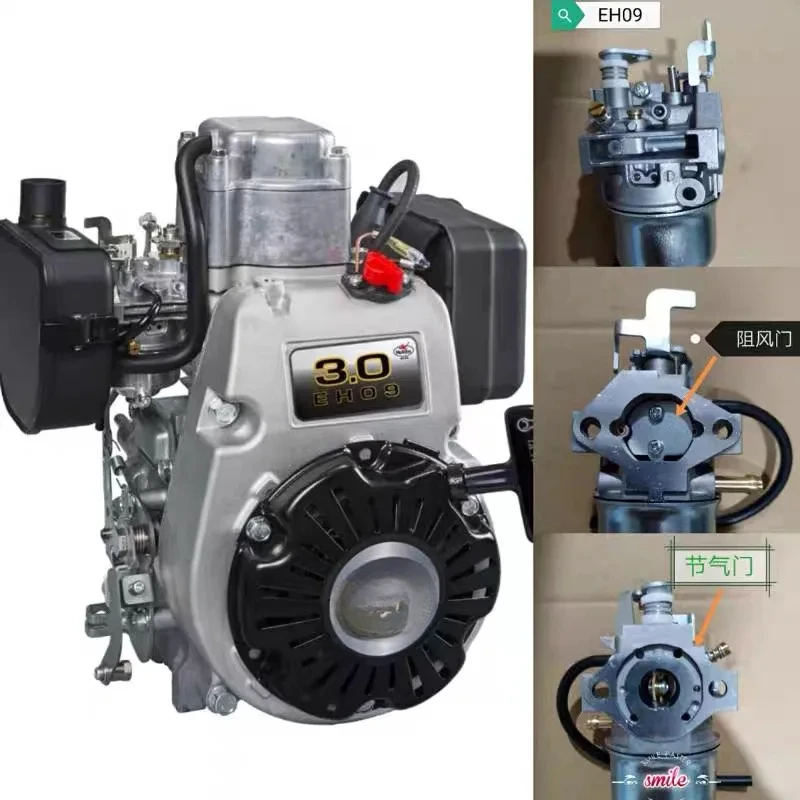 EH09 КАРБЮРАТОР ПОДХОДИТ ДЛЯ ROBIN SUBARU EH09-2 RAS170 WISCONSIN 3.0HP 2 4~ 4HP RAMMER COMPACTOR JUMPING JACK HAMMER