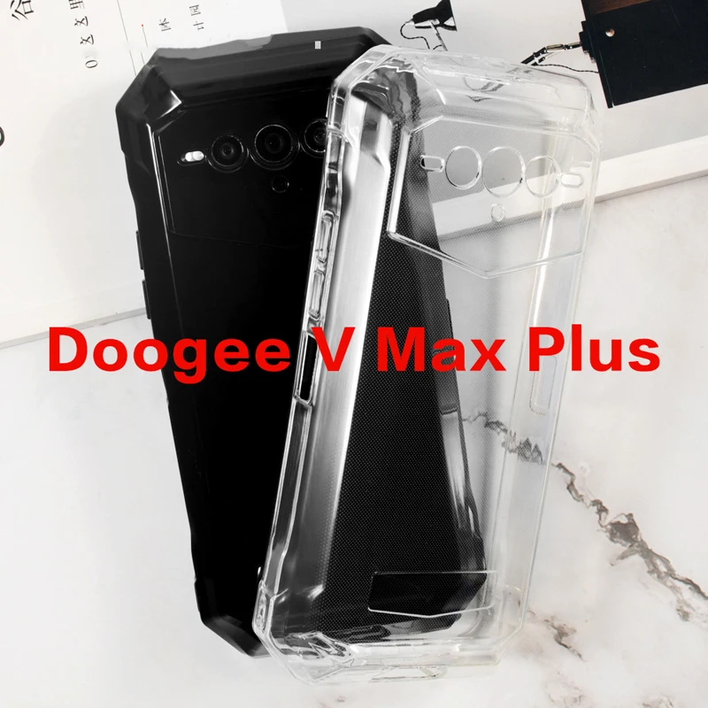 Противоударный мягкий чехол из ТПУ для DOOGEE V Max Pro, силиконовый чехол Etui, прозрачный чехол для телефона Funda Doogee V Max Plus Bumper Shell (art.: 3920cc6fbfe3a) - 3920cc6fbfe3a