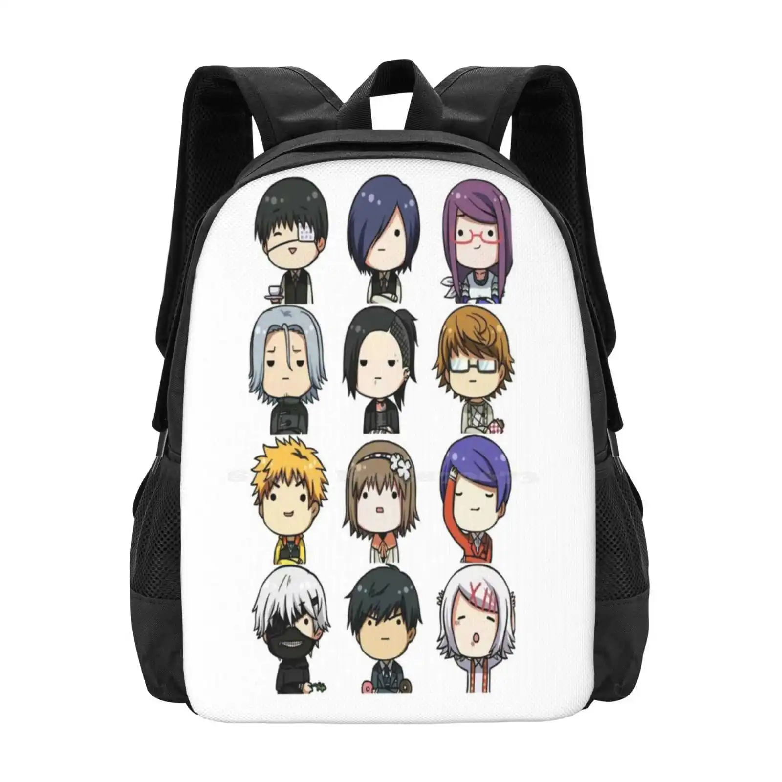 

Tokyo Ghoul Characters 3D Print Design Backpack Student Bag Tokyo Ghoul Characters