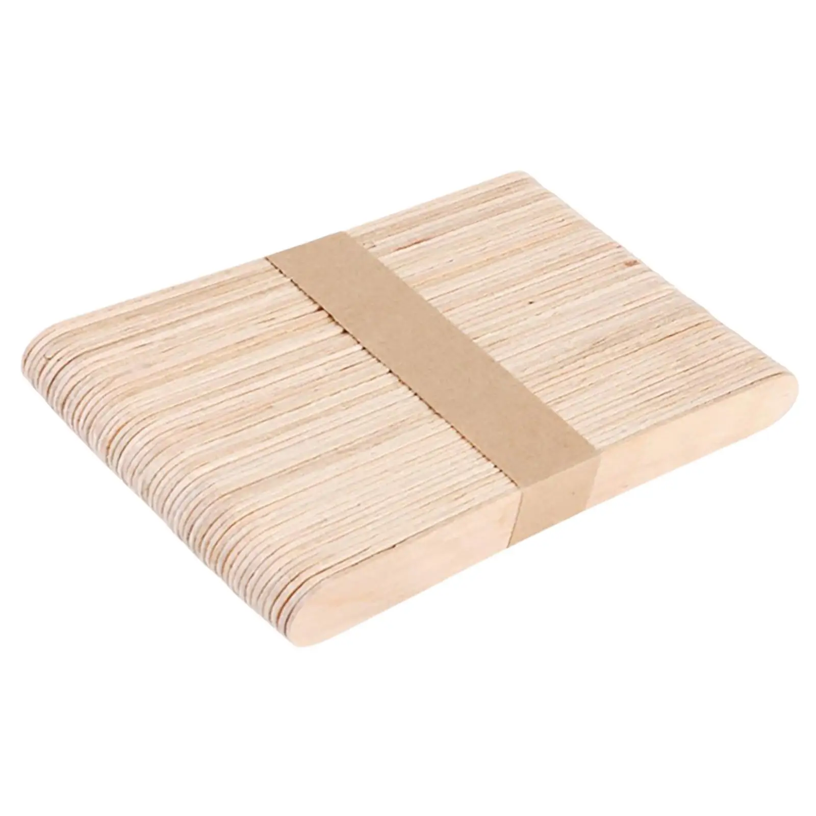 

50 Pack Disposable Wooden Wax Sticks Tongue Depressor Small Waxing Spatula for Hair Removal Face Lip Nose Home Use