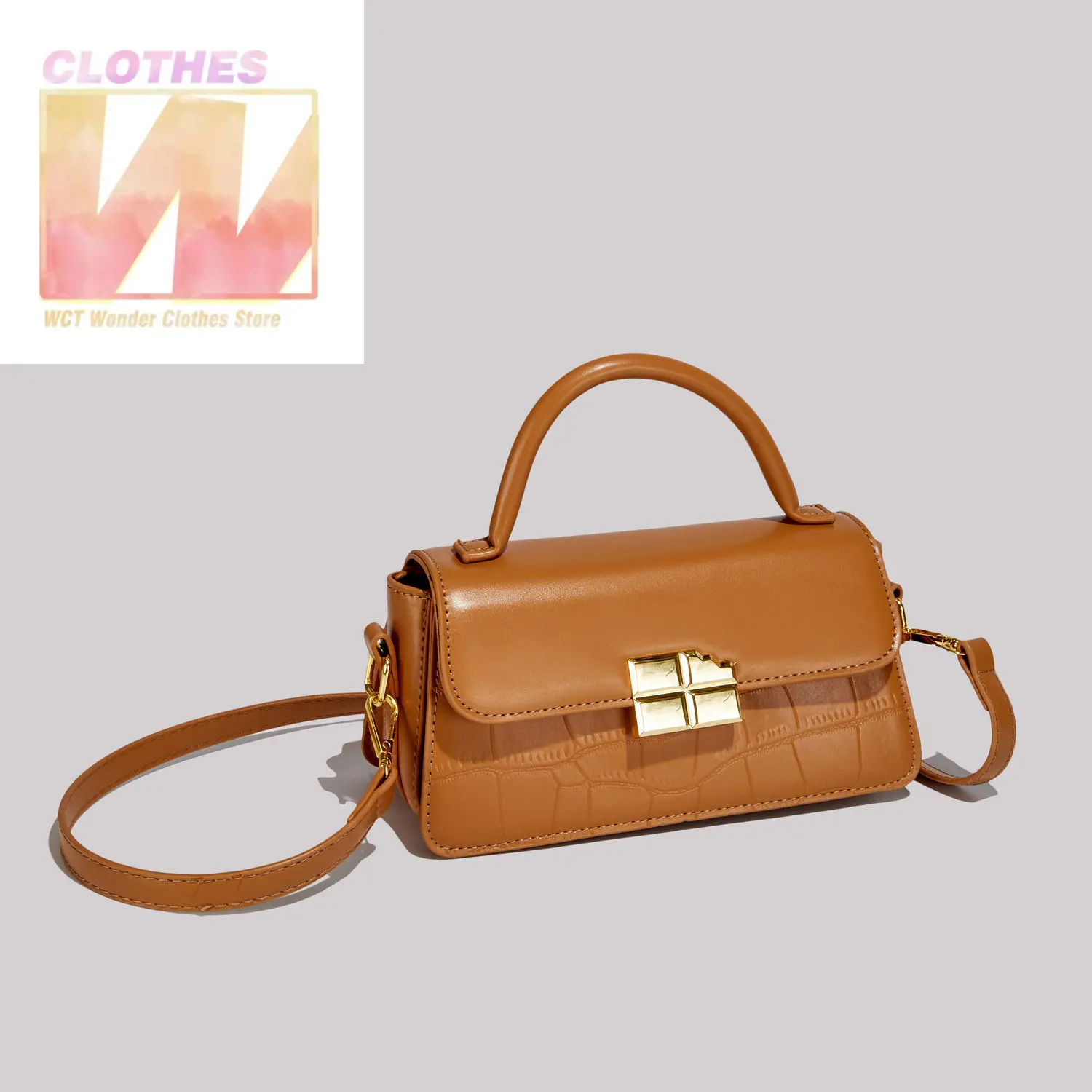 

Shoulder Bag Japan Style PU Leather Summer Bags for Women Mini Chain Bag Commuter Handbags Solid Colour Top Handle Clutch Purses