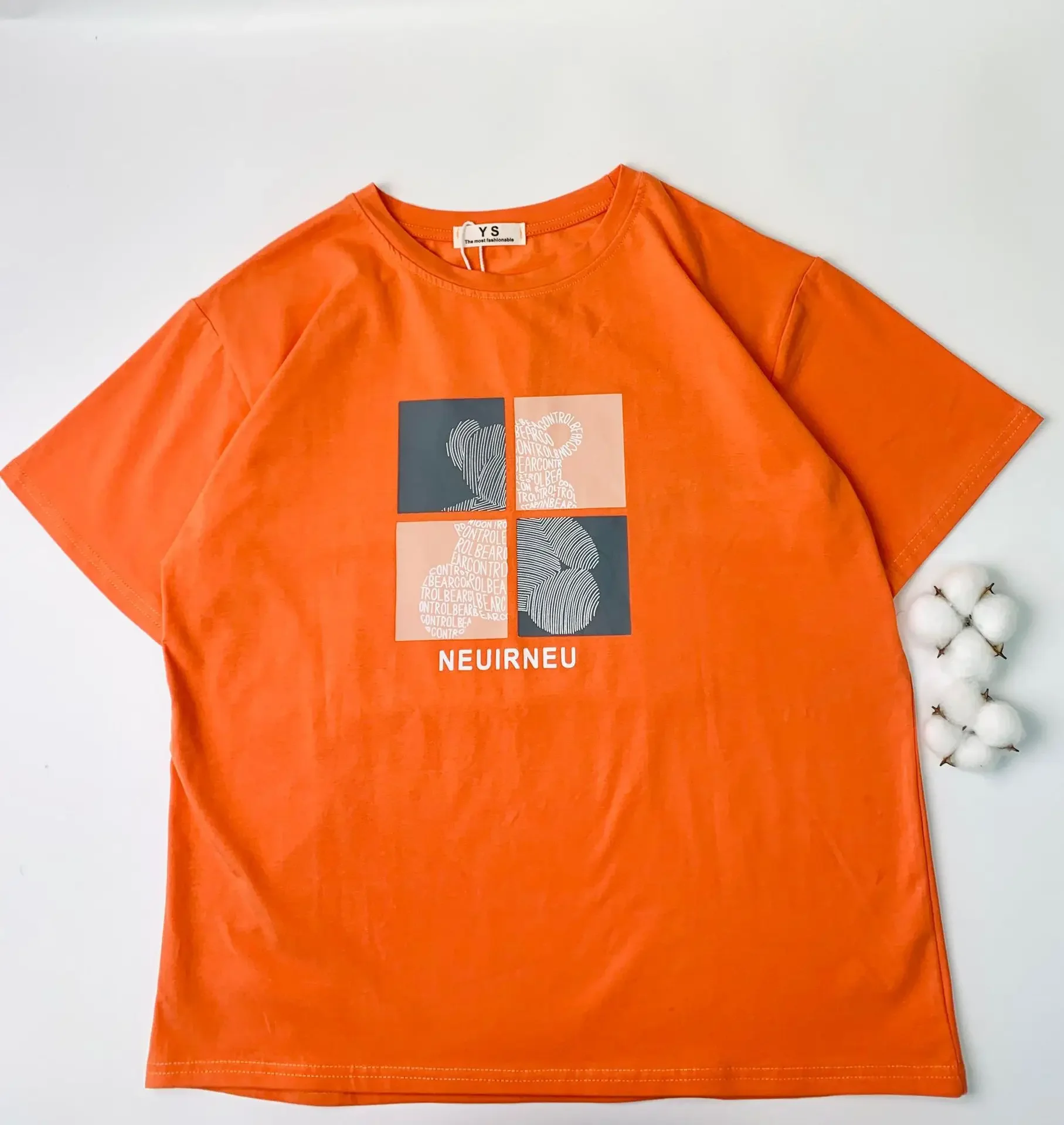 

Футболка с круглым вырезом и коротким рукавом GRAY22