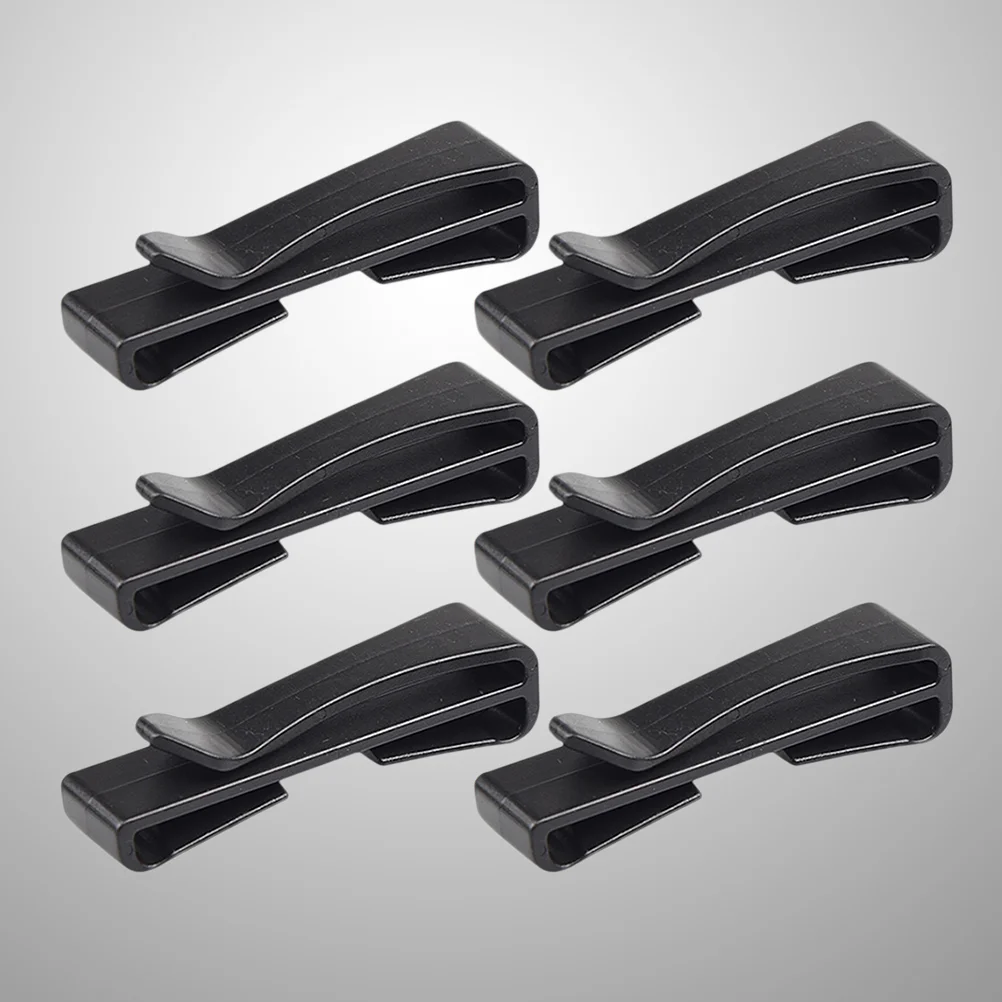 

10 Pcs Ending Clips Quick Slip Keeper Clips Accessories Webbing Buckles Webbing Keeper Clips