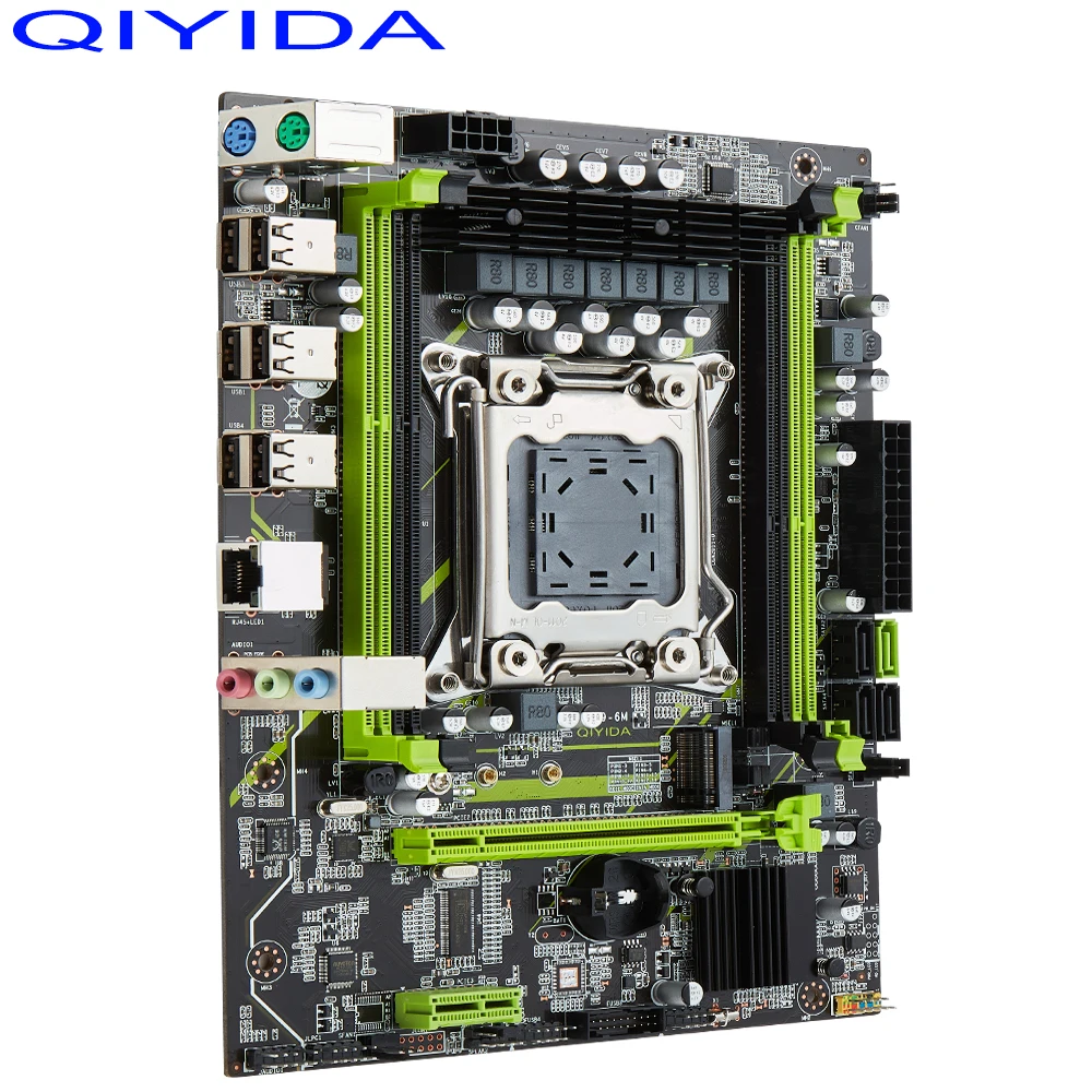 Qiyida X79 материнская плата с XEON E5 2650 V2 4 шт. x ГБ = 16 Гб DDR3 1333 REG ECC оперативная память