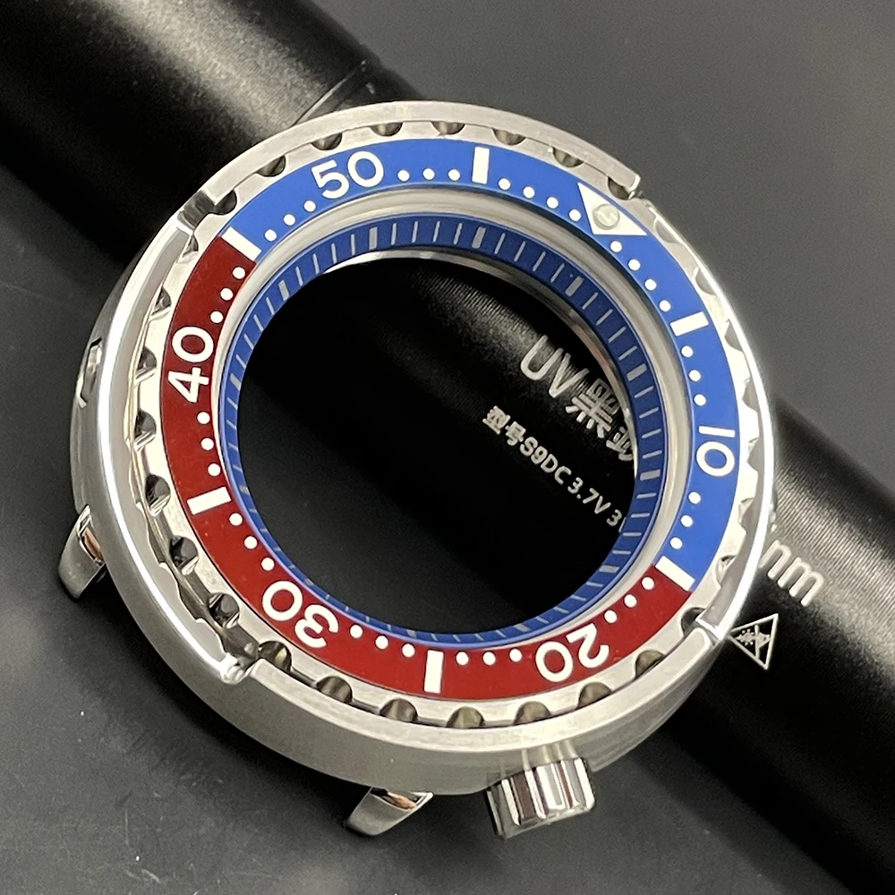 Чехол для часов Seiko Tuna из нержавеющей стали с сапфировым стеклом и керамическими