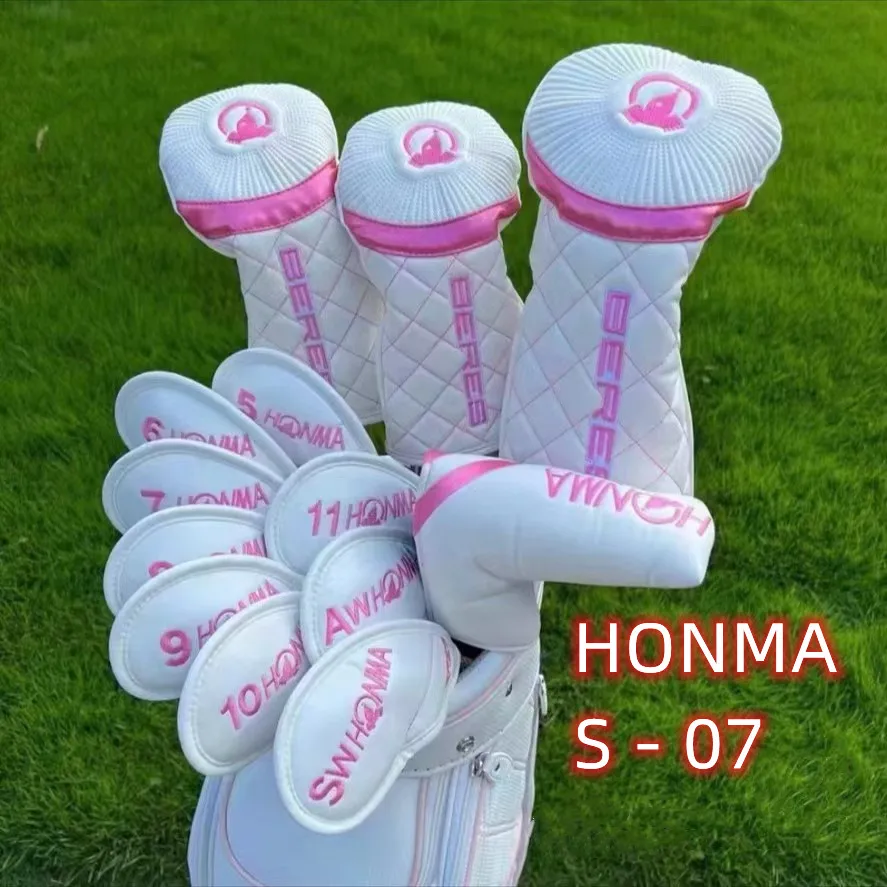 Golf Women Honma Beres S07 4 Star Golf Clubs Complete Set Driver+woods+Putter+Irons Graphite Shaft no Bag