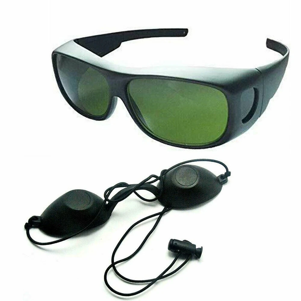 200-2000nm IPL Laser Protection Goggles/Glasses For Operator With Clients Eeypatch Black