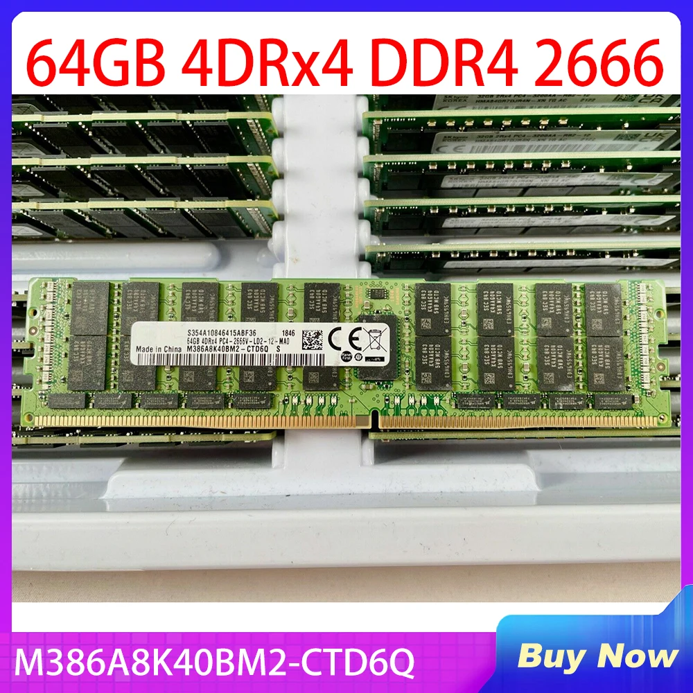 Серверная память для Samsung RAM 64GB 4DRx4 DDR4 2666 PC4-2666V
