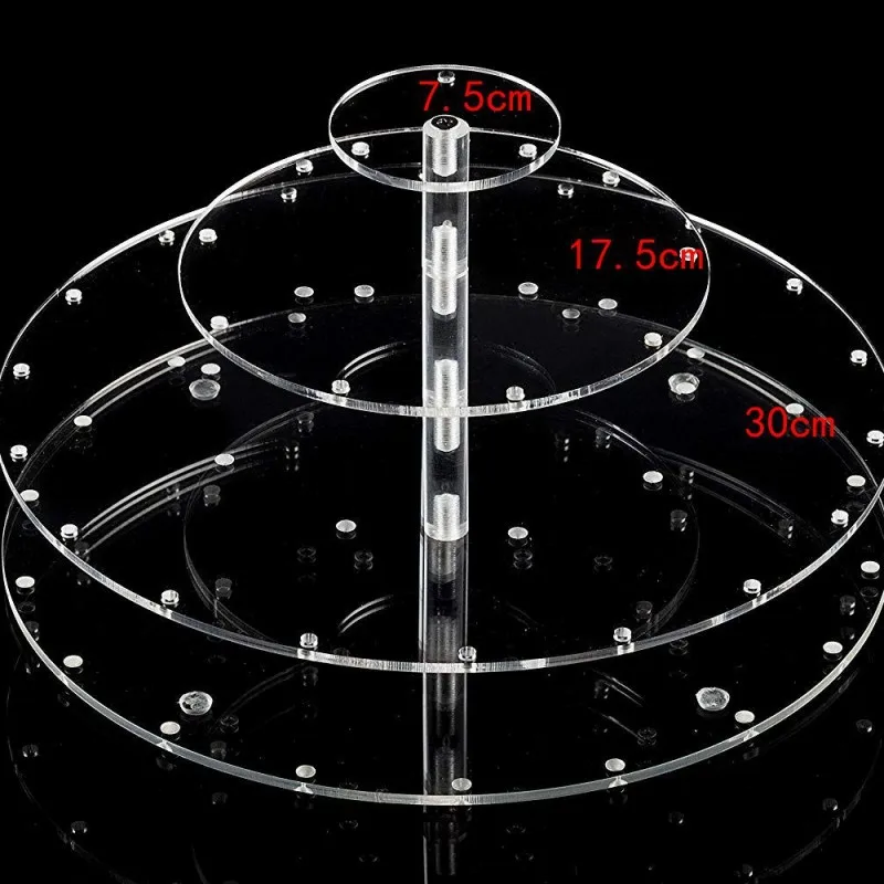 Круглый акриловый Штатив для леденцов стеллаж супермаркетов десертов магазинов