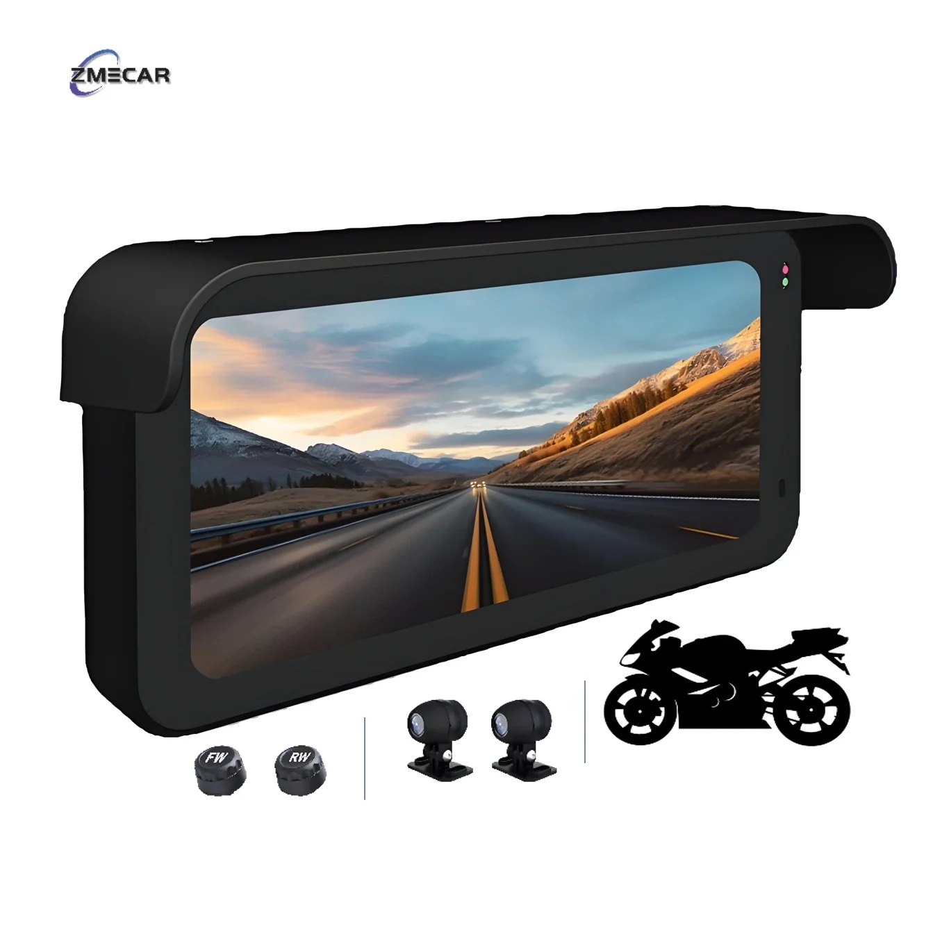 Zmecar Новый дизайн Смарт-мотоцикла 6 25 &quotэкран 1560*720 HD навигация GPS