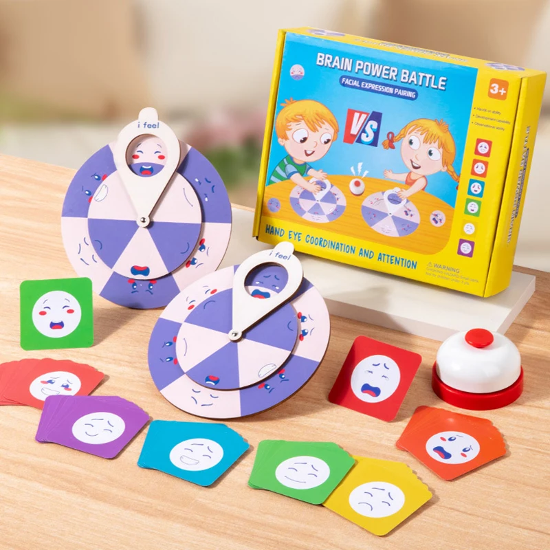 Боевая настольная игра с подбором лица, детские игрушки, логическое ...