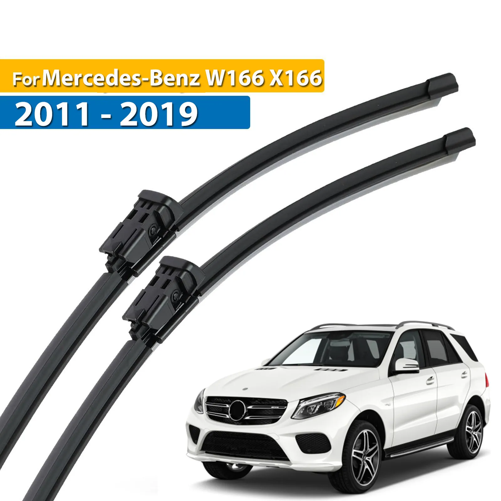 

Стеклоочиститель Erick's LHD, передние щетки стеклоочистителя для Mercedes-Benz M ML GLE Class W166 X166, лобовое стекло, щетка от дождя 26 "+ 24"