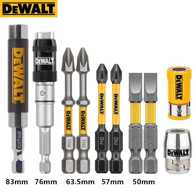 DEWALT Phillips Impact Driver Bits Set Pivoting Magnetic Bit
