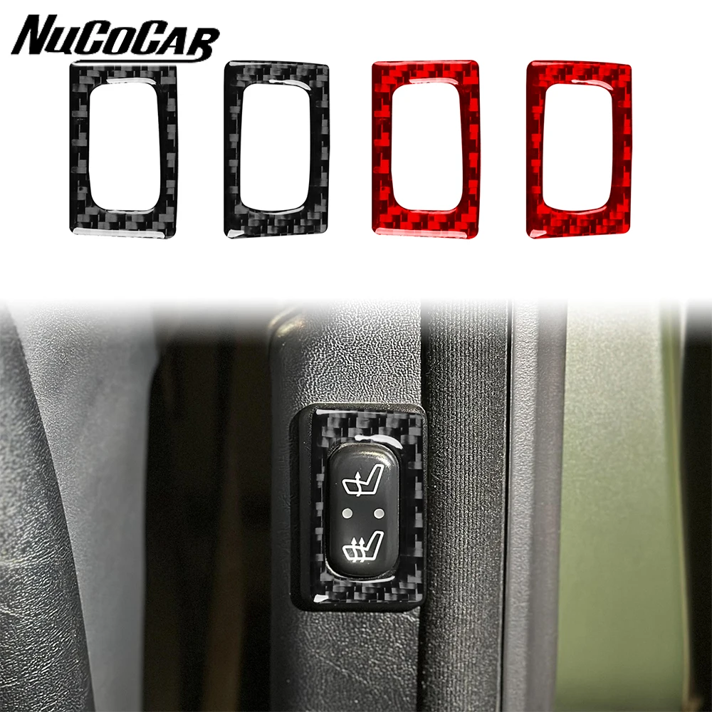 Для Benz G-Class W463 G500 G55 2004-2012 карбоновое волокно рамка кнопки вентиляции сиденья