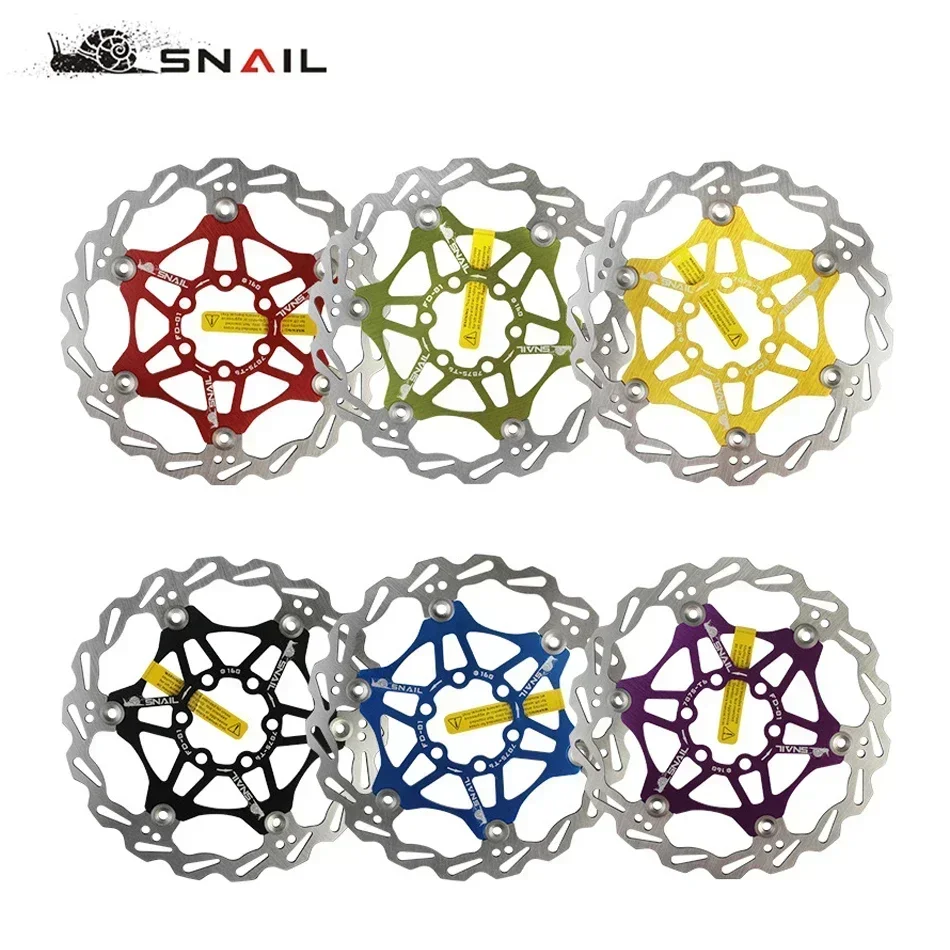 Велосипедные диски SNAIL тормозной механизм горного велосипеда 160/180 мм сверхлегкие