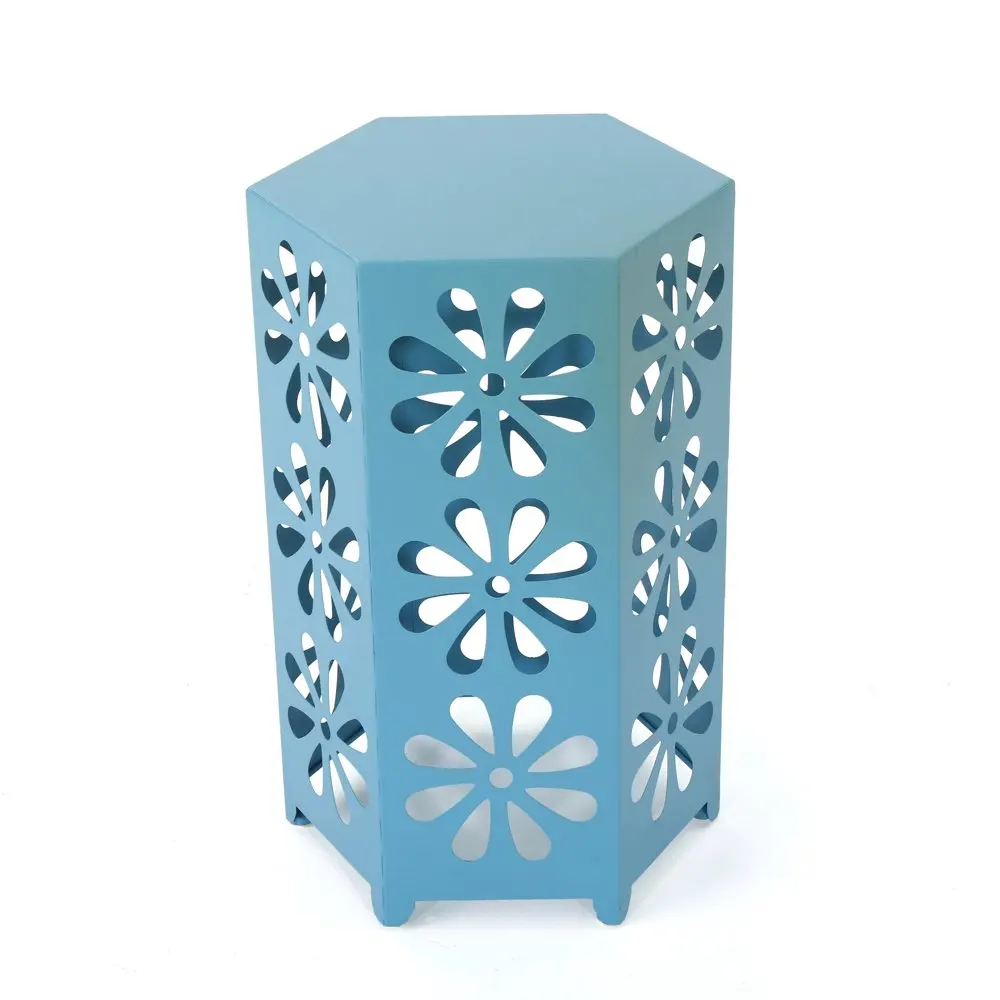 

Poppy Outdoor 14 Inch Iron Floral Side Table