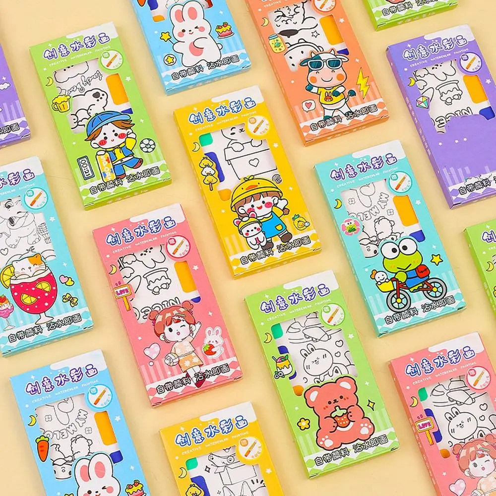 

Альбом для рисования акварелью с пигментами, 5 книг, 7 листов