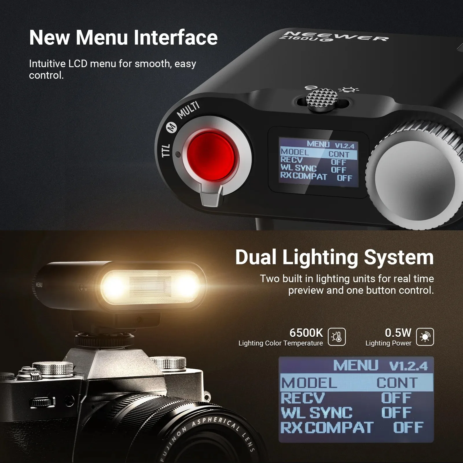 Портативная вспышка для камеры NEEWER Z160U TTL Mini Speedlite (art.: 3920daeaee2c3) - 3920daeaee2c3
