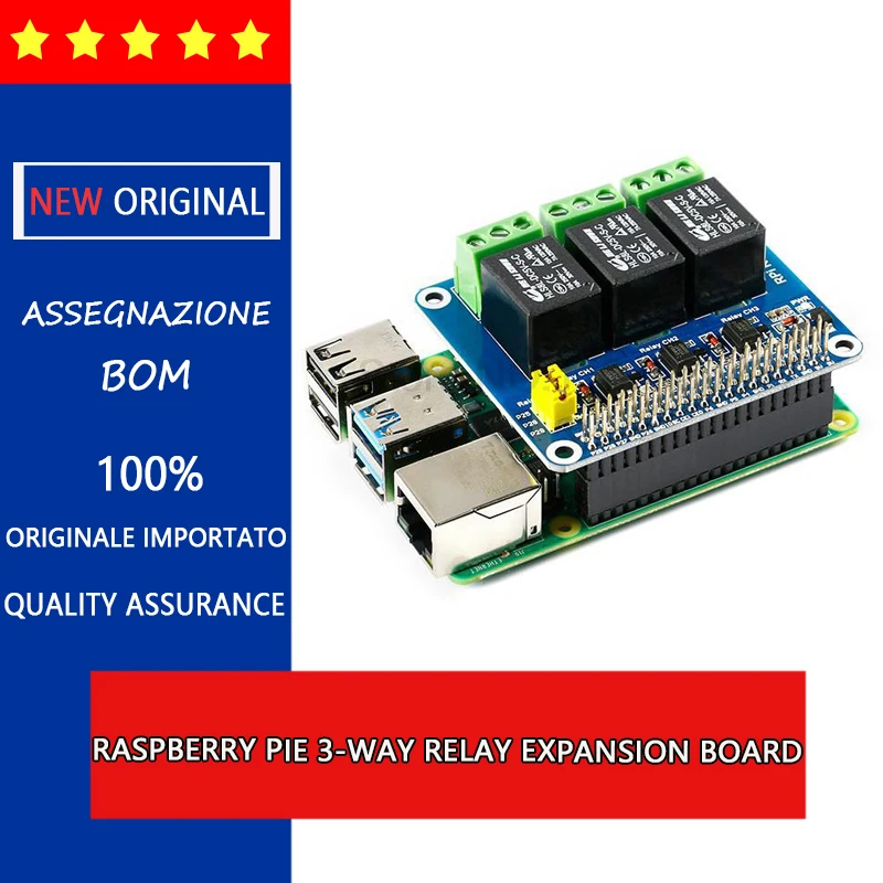 

Raspberry Pi Raspberry Pie Generation 3 B+/4B Expansion Board Smart Home Optocoupler Isolation Relay Module