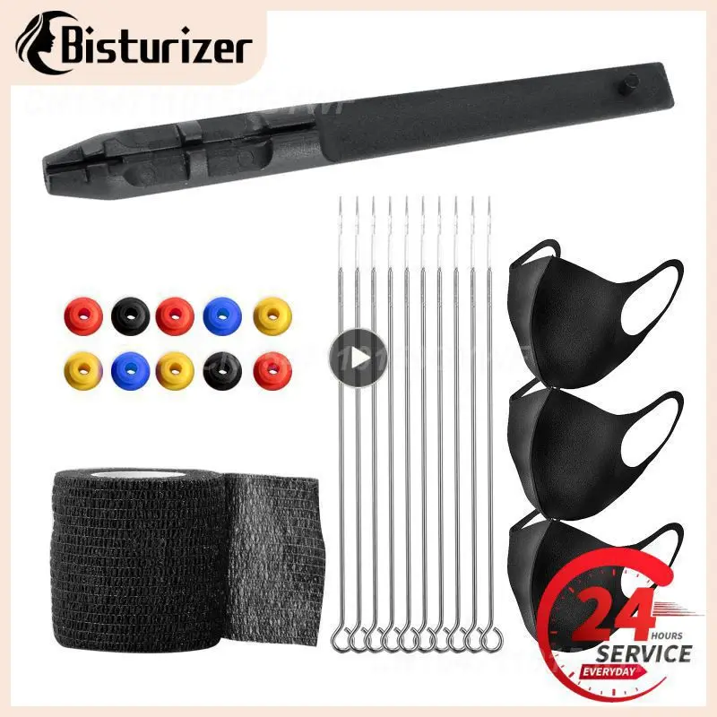 

Tattoo Set 9RL Tainless Steel Ordinary Tattoo Needle With Black Tattoo Hand Pen Self-adhesive Elastic Bandage Tattoo Pin Cushion