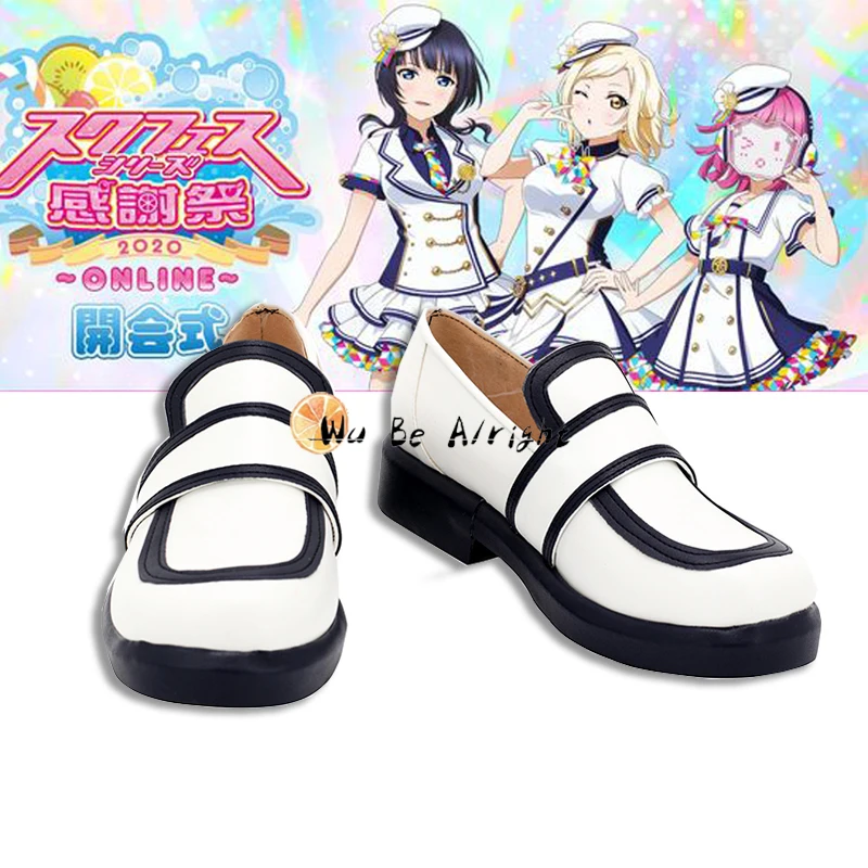 

Женские кожаные лоферы Love Live School Idol, аниме, модная обувь для косплея, «Все звезды», «Спасибо за фестиваль», 2020