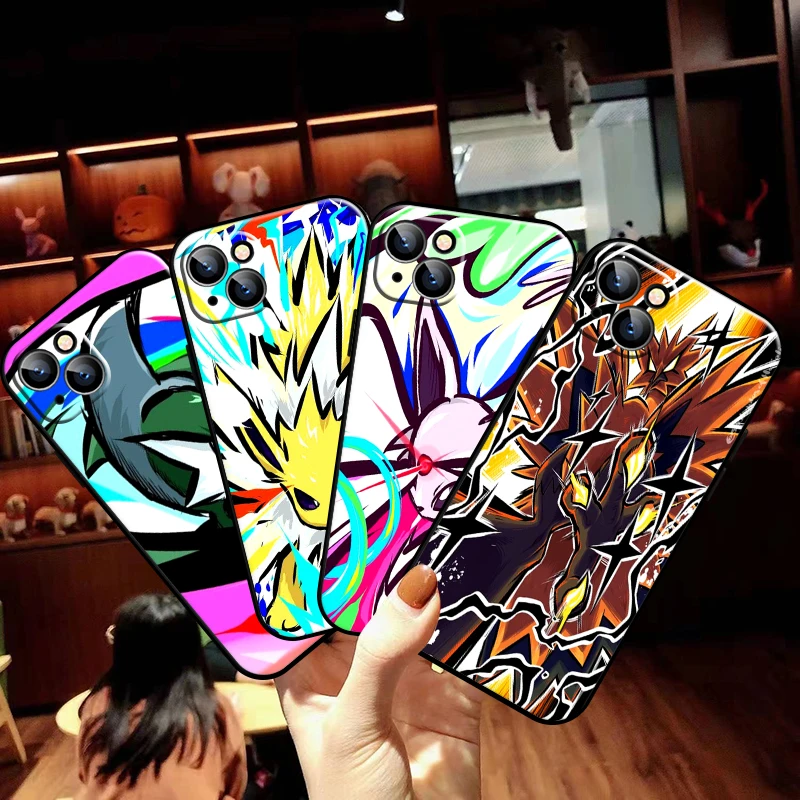 

Pokemon Pikachu For Apple iPhone 13 12 11 Pro Max 13 12 Mini X XR XS Max SE 5 6 6S 7 8 Plus Phone Case Soft Back Funda Coque