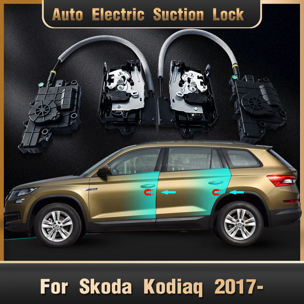 

Sinairyu умный Автомобильный Электрический Всасывающий дверной замок для Skoda Kodiaq автоматический мягкий закрытый супер тихий самовсасывающий д...