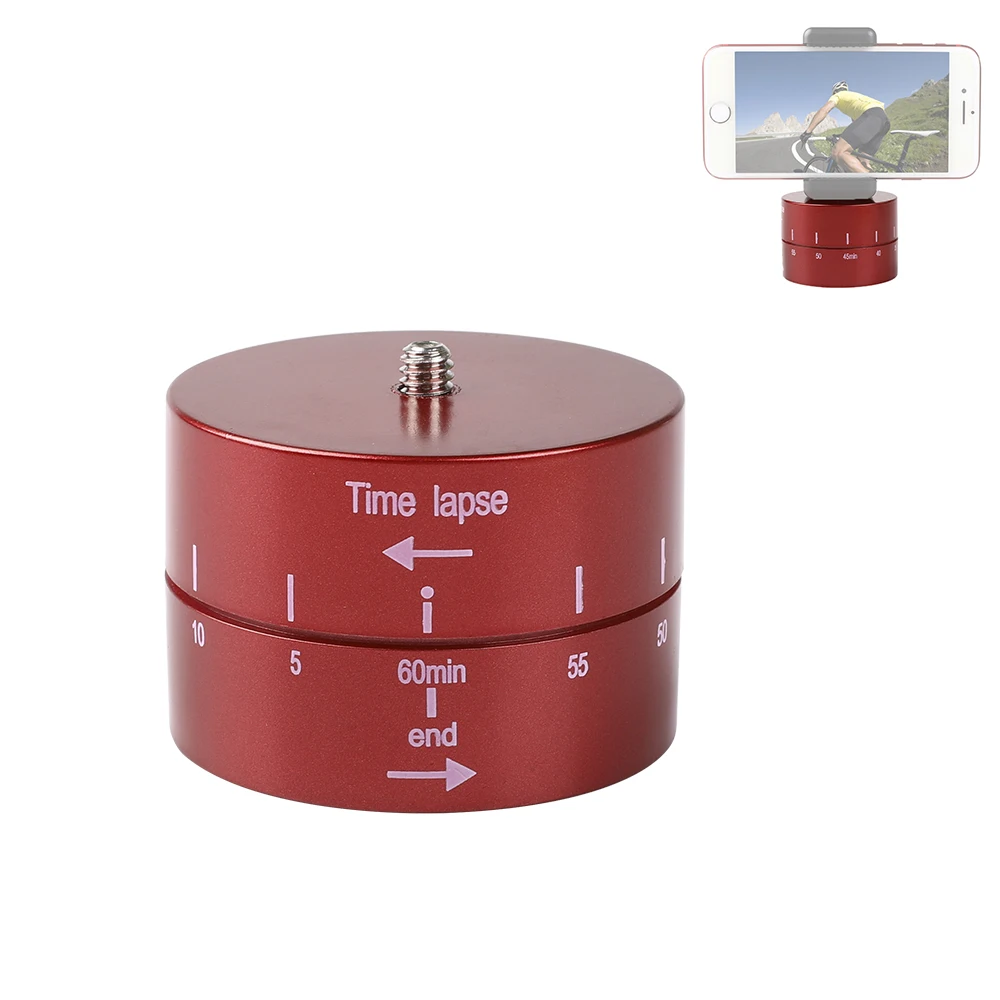 

Go Pro Accessories 360 Degree Rotation Automatic 60min Timer Time Lapse for GoPro 9 8 7/6/5/4/ 3/2 Smartphones Iphone7 X Redm