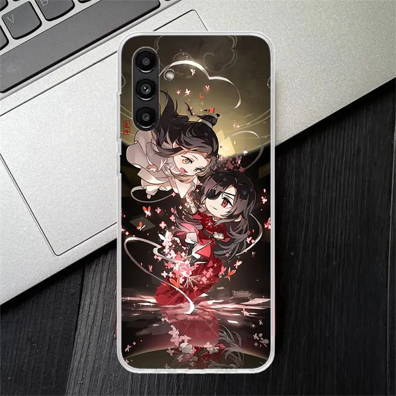 Небесный Официальный чехол с благословением для Samsung Galaxy A14 A15 A13 A12 A54 A55 A53 A52 A34 A35 A33