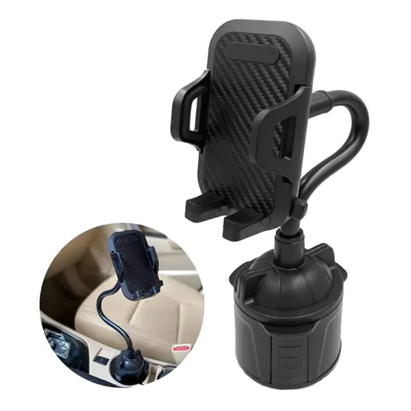 

Cup Holder Phone Mount Adjustable Gooseneck Stand for 3.5-7\" Mobile Phones
