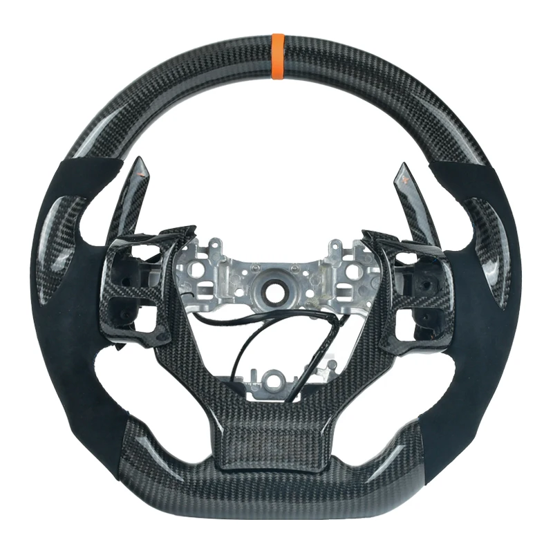 

Индивидуальное 100% углеродное волокно Автомобильное рулевое колесо для Lexus RCF IS ISF ES ES250 IS250 IS300